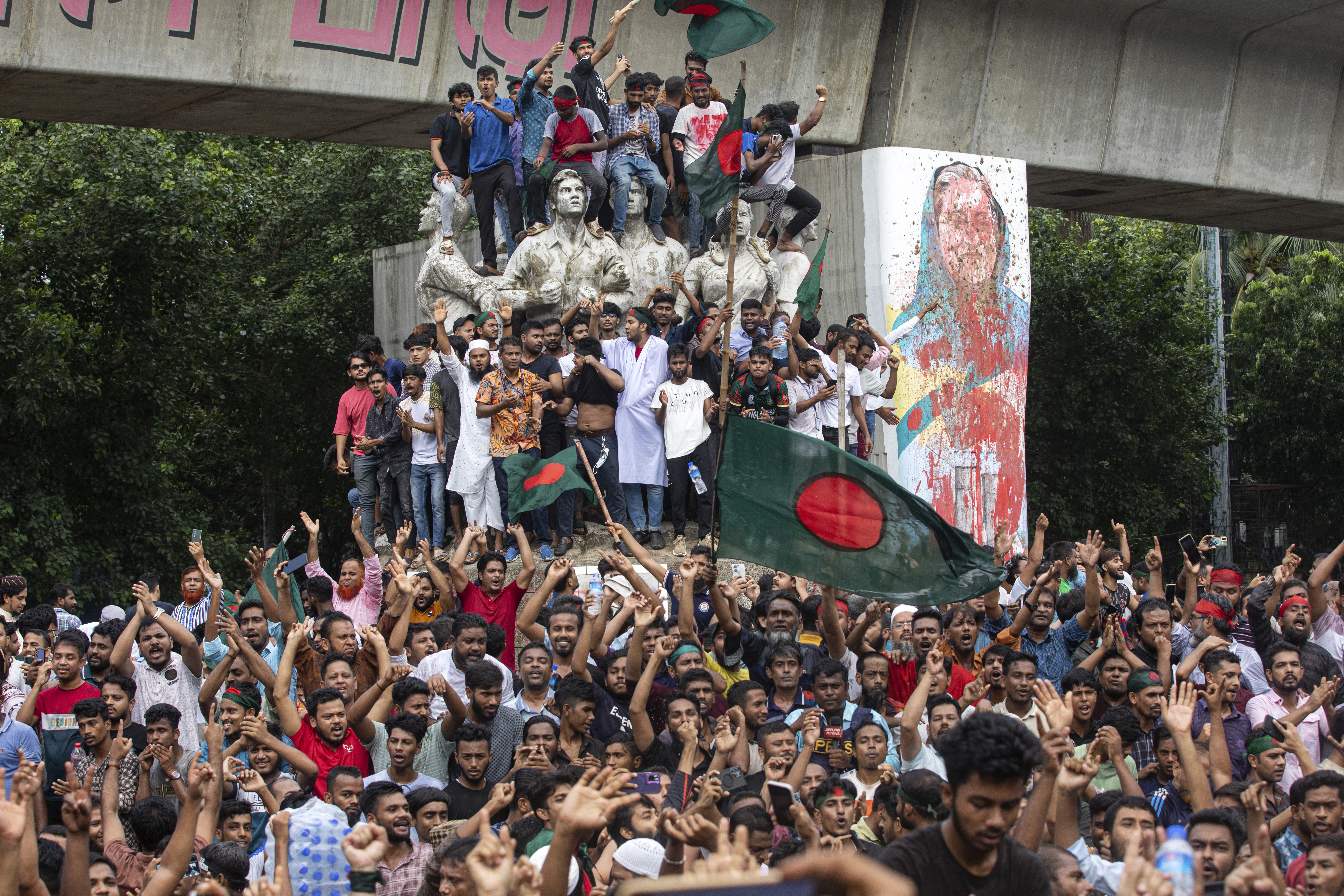 Bangladesh army announces interim government after PM Sheikh Hasina flees