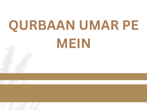 Qurbaan Umar pe Mein
