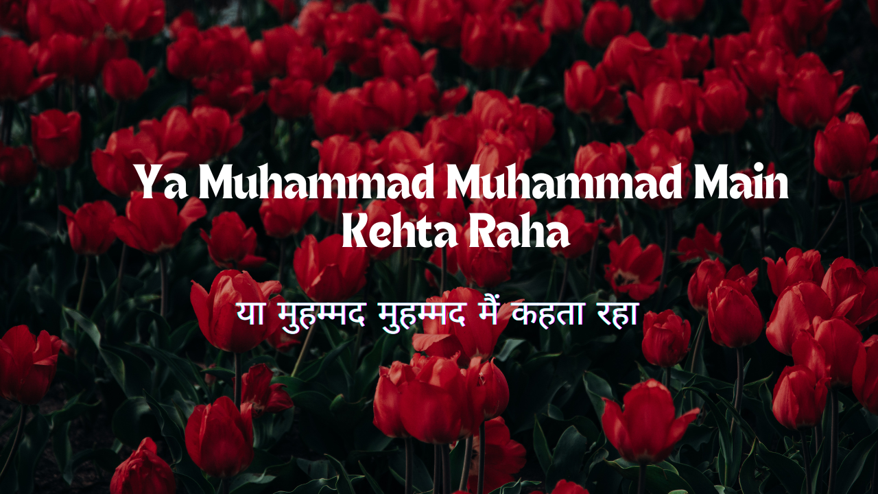 Ya Muhammad Muhammad Main Kehta Raha / या मुहम्मद मुहम्मद मैं कहता रहा